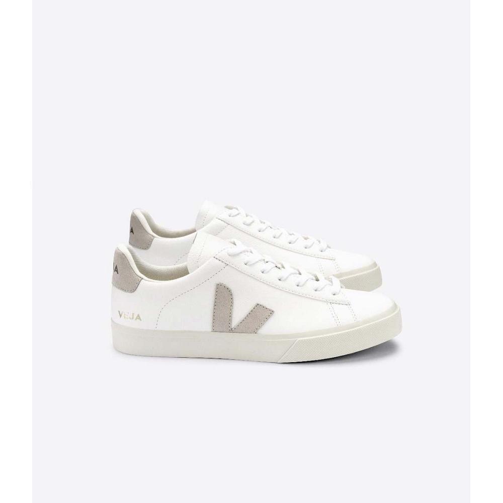 Veja CAMPO CHROMEFREE Low Tops Sneakers Herre White/Beige | NO 203KOR